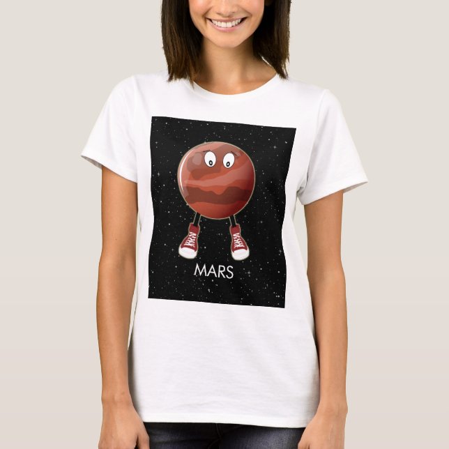 Camiseta Planeta Mars & Stars (Anverso)