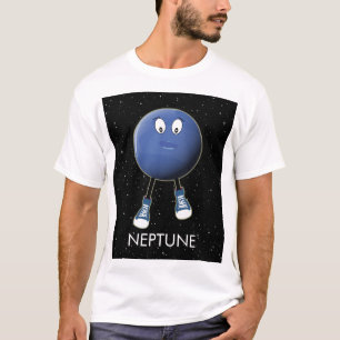 Camiseta Planeta Neptuno y estrellas