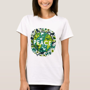 Camiseta Planeta pacífico - Salvando el medio ambiente