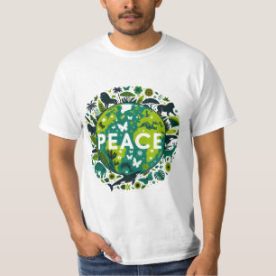 Camiseta Planeta pacífico - Salvando el medio ambiente