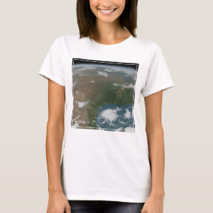 Camiseta Planeta Panorámico Tierra Y Estados Unidos. 2