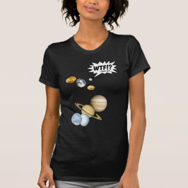 Camiseta Planeta Plutón WTF!? Divertido Geeko de Ciencia As