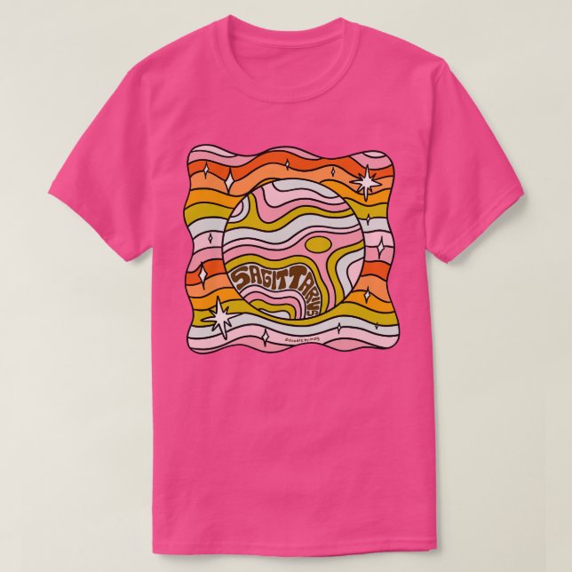 Camiseta Planeta Sagittarius (Diseño del anverso)