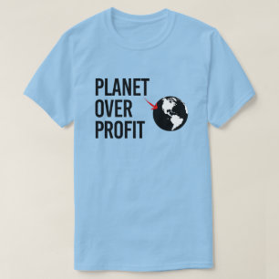 Camiseta Planeta sobre beneficio