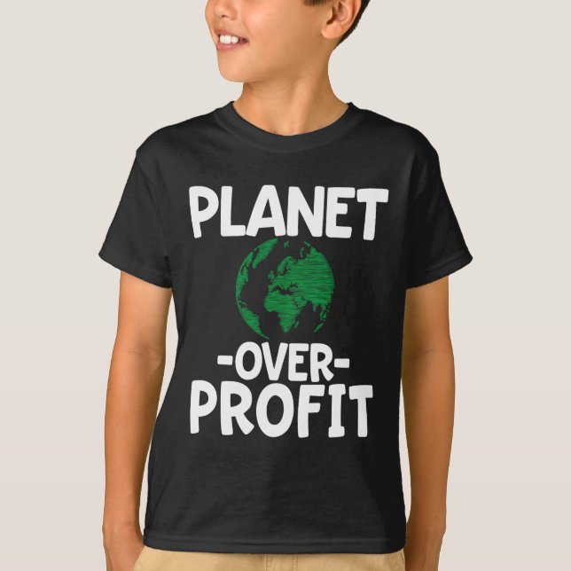 Camiseta Planeta sobre beneficio (Anverso)