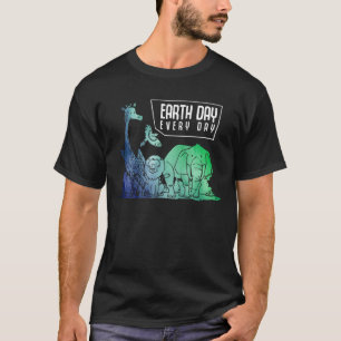 Camiseta Planeta Tierra Día Planeta Medio Ambiente Planeta