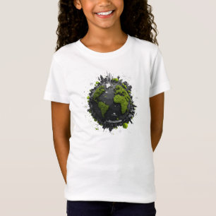 Camiseta Planeta Tierra Verde 