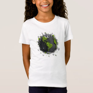 Camiseta Planeta Tierra Verde 