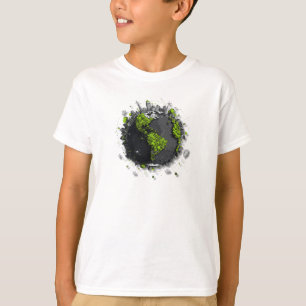 Camiseta Planeta Tierra Verde 
