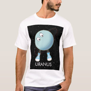 Camiseta Planeta Urano y estrellas