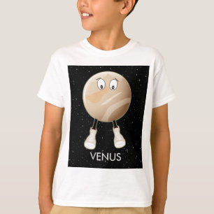 Camiseta Planeta Venus y estrellas