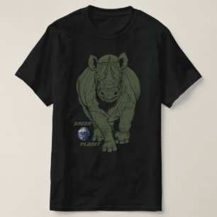 Camiseta Planeta verde de sensibilización ambiental