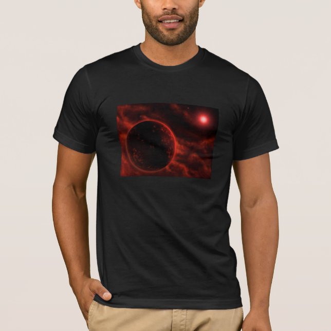 Camiseta Planeta volcánico (Anverso)