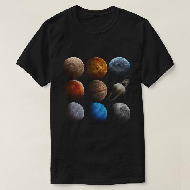 Camiseta Planetario (Diseño del anverso)