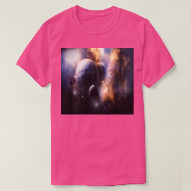 Camiseta Planetas (Diseño del anverso)