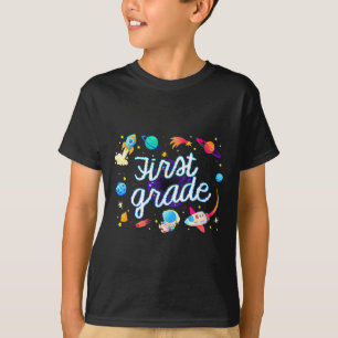 Camiseta Planetas Astronautas de Primer Grado Espacio De Vu
