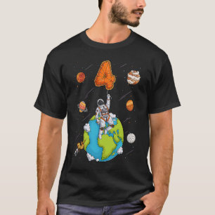 Camiseta Planetas astronautas espacian 4 años cuarto de nac