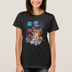 Camiseta Planetas cortos espacio exterior China astronauta