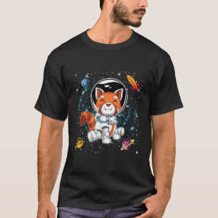 Camiseta Planetas De Cohetes Animales Del Científico Espaci