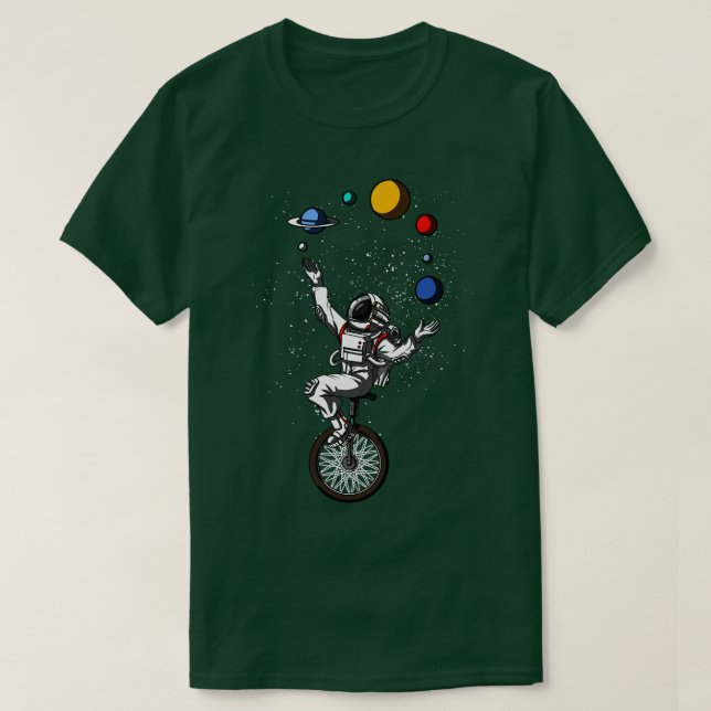 Camiseta Planetas de contrabando de astronautas espaciales (Diseño del anverso)