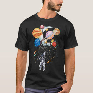 Camiseta Planetas de globo aerostático personalizado