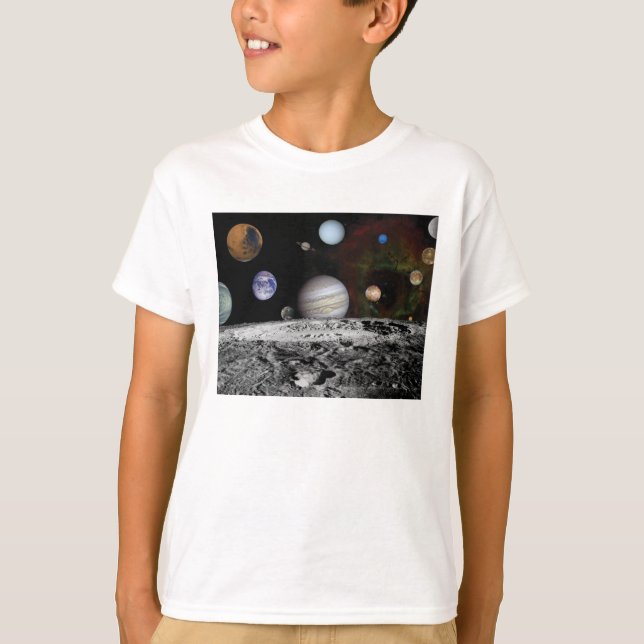 Camiseta Planetas de la Sistema Solar (Anverso)