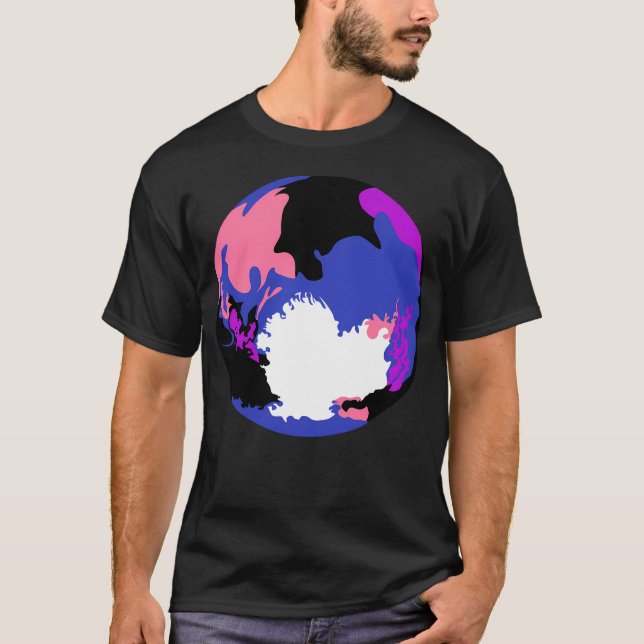 Camiseta Planetas de Orgullo - Plutón - Orgullo de Géneflud (Anverso)