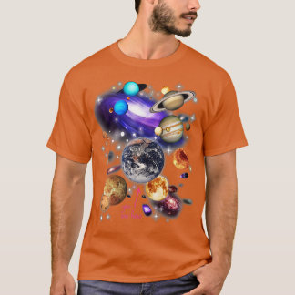 Camiseta Planetas de sistemas solares