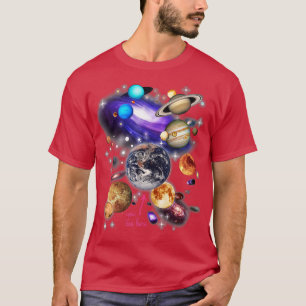 Camiseta Planetas de sistemas solares