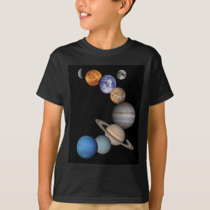 Camiseta Planetas del sistema solar