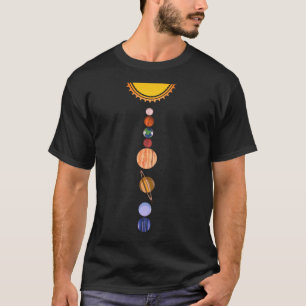 Camiseta Planetas del sistema solar