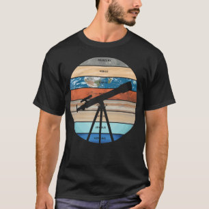 Camiseta Planetas del Sistema Solar Galaxia Astronomía Obse
