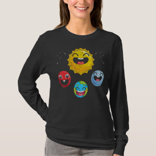 Camiseta Planetas escuetos ciencia espacial de astronomía s