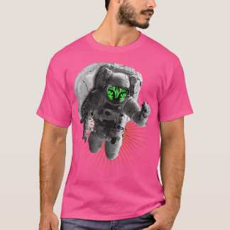 Camiseta Planetas espaciales astronautas monstruales de la 