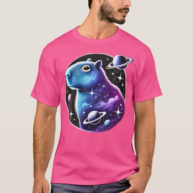 Camiseta Planetas Espacio Carpincho (Anverso)
