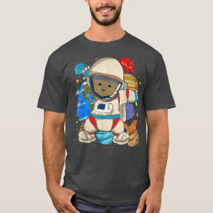 Camiseta Planetas Espacio Ultraterrestre Universo Mascota d