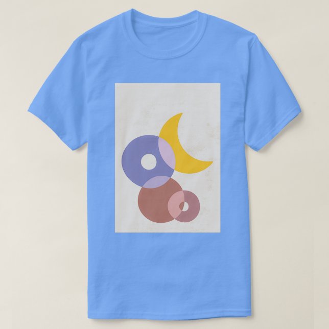 Camiseta Planetas lunares (Diseño del anverso)