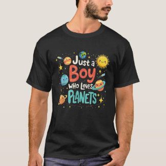 Camiseta Planetas para niños Sistema Solar Niños Espacio As