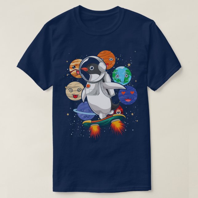 Camiseta Planetas pequeñas zoológico espacial zoológico cie (Diseño del anverso)
