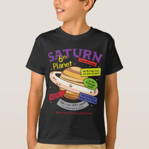Camiseta Planetas perfectos, profesores - Saturno, para sis