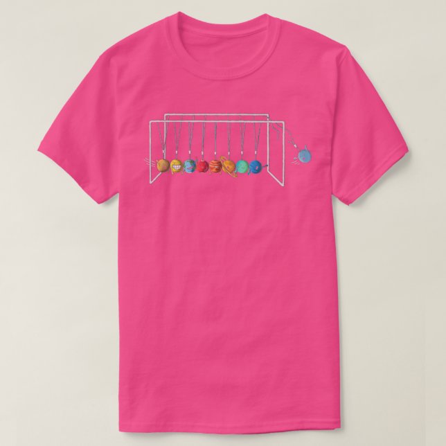Camiseta Planetas perpetuos (Diseño del anverso)