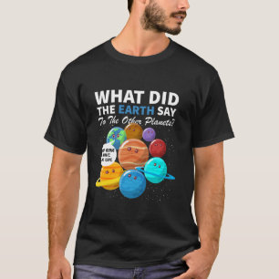 Camiseta Planetas Solares De Sistemas Graciosos Regalos Par
