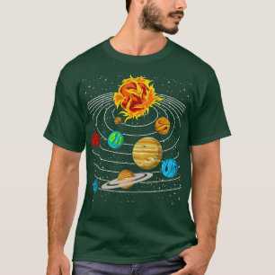 Camiseta Planetas Universos Astronautas de la ciencia espac