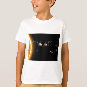 Camiseta Planetas y NASA enana del espacio de los planetas
