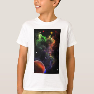 Camiseta Planetoides En El Arte Espacial Del Grupo Nebulosa