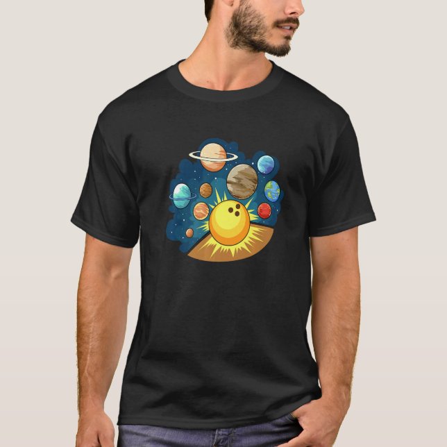 Camiseta Planets Skittles Bowling for Bowler (Anverso)