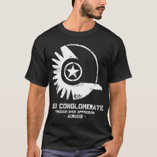 Camiseta Planetside 2 Logotipo de algas CN de gran tamaño C
