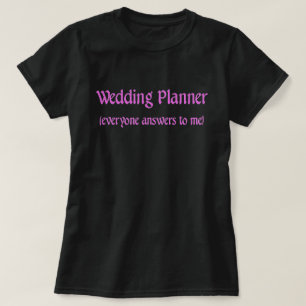 Camiseta Planificador de bodas