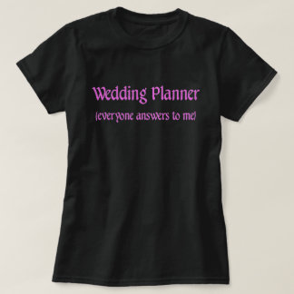 Camiseta Planificador de bodas