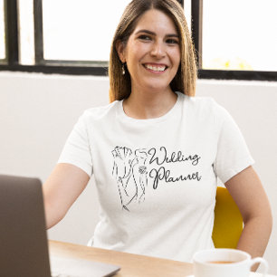 Camiseta Planificador De Bodas Para La Contratación